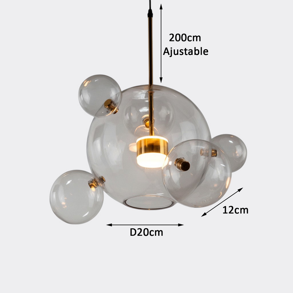 Plafonnier Bulle Verre - Flore