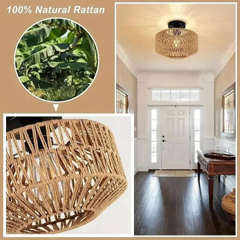 Plafonnier Rotin - Kara
