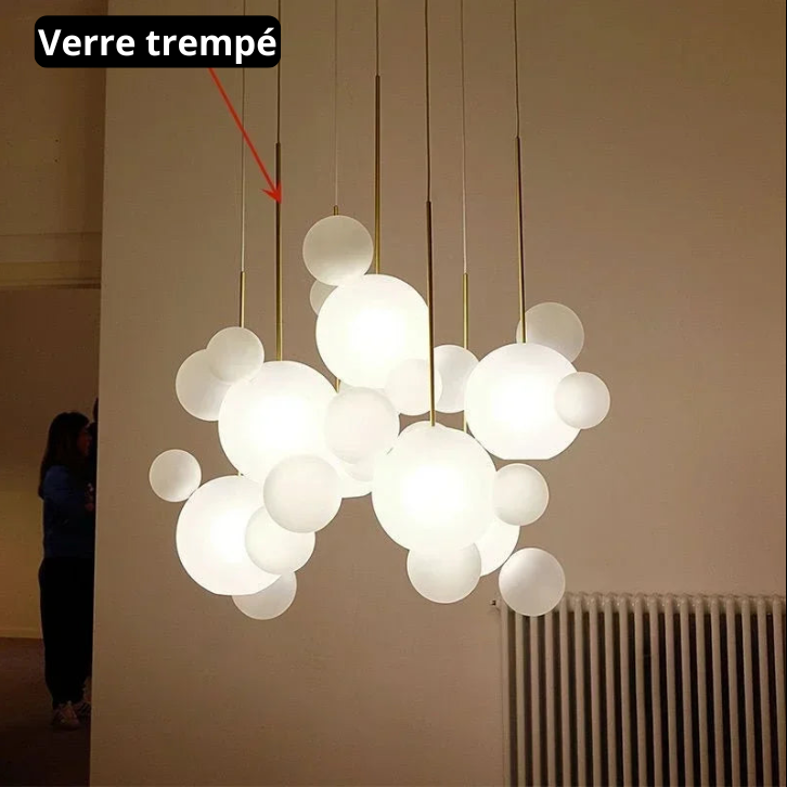 Plafonnier Bulle Verre - Flore